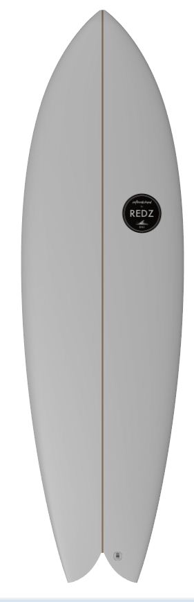 redz round classic logo twin fin